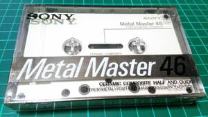 SONY Metal Master 46 メタルカセットテープ 未開封　ジャンク品