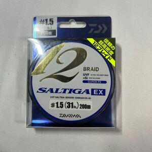 ダイワ (DAIWA) PEライン UVFソルティガセンサーX12EX+Si 1.5号 200m 5カラー (カラーマーキング付)【新品未使用品】N5164