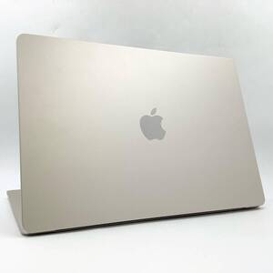 【全額返金保証】【最速発送】Apple MacBook Air 15インチ 2024 M3 8コア 24GB SSD 2TB スターライト 93% 美品 動作確認済