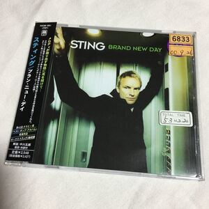 帯付CD 貴重です！国内盤 スティング　ブランニューデイ　STING　【20-07A】