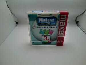 マクセル Windows DOS/V.DOS18 2HD ３枚フォーマット済 未開封品