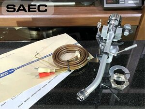 トーンアーム SAEC WE-407/23 CX-5006Aケーブル等付属 リフターオイル補充済み Audio Station