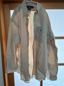 Ralph Lauren BIG SHIRT ベージュ 