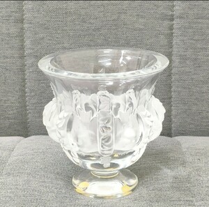 LALIQUE　ラリック　ダンピエール　フラワーベース　花瓶　クリスタルガラス