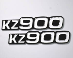 KZ900 サイドカバーエンブレム 新品 検/Z400FX Z500 Z550 ゼファー Z1 Z2 MK2 Z1R XJ XJR ヨシムラ キジマ BEET 当時物 旧車