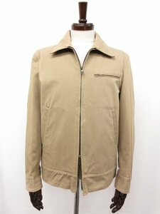 美品【ジルサンダー JIL SANDER】M245360 コットンブルゾン スイングトップ (メンズ) size52 ベージュ系 イタリア製 □17MB3755□