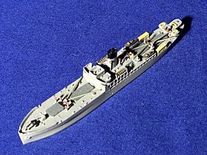 ★ドイツ直輸入品 メルカトル社製 1/1250 金属製模型 米海軍 ケーブル修理艦 ソー 戦艦 軍艦 巡洋艦 駆逐艦 メタルシップ トール