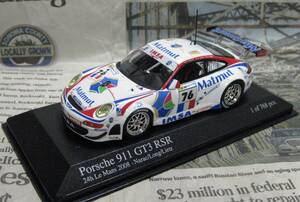 ★レア絶版*世界768台*Minichamps PMA*1/43*Porsche 911 GT3 RSR #76 Matmut