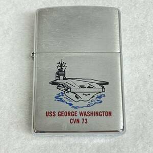 ZIPPO/ジッポ― アメリカ海軍 USS GEORGE WASHINGTON CVN 73 2001年 ライター 着火未確認 喫煙具 106