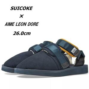 【新品 未使用 送料込】SUICOKE X AIME LEON DORE　　ムートンサンダル　26.0cm