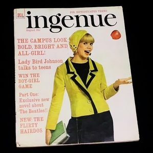 ingenue 1964 アメリカ 米国 雑誌 10代 女性 ファッション petticoat 60年代 60s シックスティーズ モッズ モード ガール ビートルズ 装苑