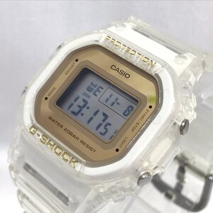 ＣＡＳＩＯ カシオ Ｇ－ＳＨＯＣＫ ＧＭＤ－Ｓ５６００ＳＧ クォーツ スケルトン ホワイト ミラー ゴールド レディース 時計/248