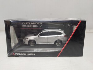 ■希少 未開封 1/43 三菱 新型アウトランダーPHEV　OUTLANDER PHEV ディーラー特注 シルバー■