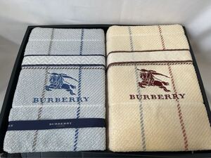 BURBERRY タオルケット　 綿100 バーバリー　2枚組