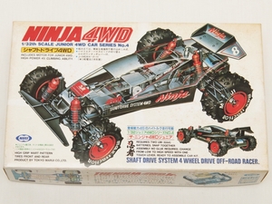 当時物　東京マルイ　1/32 SCALE JUNIOR 4WD CAR SERIES 　NINJA 4WD　パチ四駆　ミニ四駆　忍者　ニンジャ　ジュニア4WD