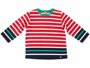 【新品】 プチバトー ベビー カットソー 長袖Tシャツ 74cm 12M petit bateau ボーダー 1a 1ans 70cm 75cm キッズ 女の子 男の子 / 260