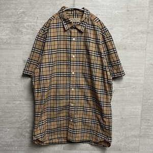 BURBERRY バーバリー 4067045 CLASSIC CHECK SHIRT クラシックチェックシャツ size M ブラウン系【中目黒t09】