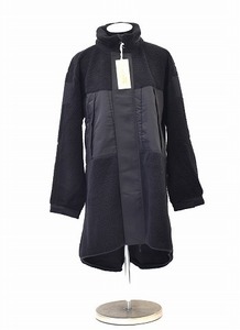 AZUMA.（アズマ）MONSTER BOA PARKA (20AH-CO-02) モンスターボアパーカー フリース コート モッズコート COAT 日本製 BLACK +1