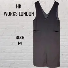 HK WORKS LONDON ジャンパースカート　ブラック　M