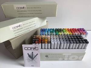 Hu407◆COPIC コピック◆マーカー ペン 144 PartA・B 72colors .Too 日本製 144色 アルコール系マーカー BROADandFINE 文房具 ケース付