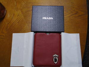 PRADA/プラダ//iPad用ケース/レッド　赤/新品未使用