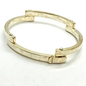 C058-K51-543★ GUCCI グッチ アクセサリー ブレスレット シルバー 925 シルバーアクセサリー 直径約6.5cm