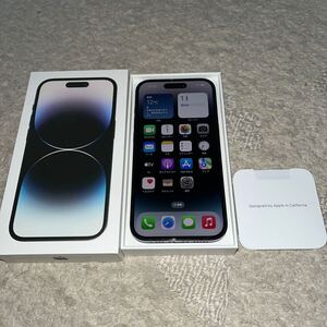 Apple iPhone14pro 128GB スペースブラック 3L243J/A SIMフリー スマートフォン