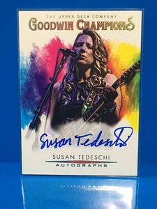 トレーディングカード UPPER DECK【スーザン・トラックス Susan Tedeschi 「2021 UPPER DECK GOODWIN CHAMPIONS」 直筆サインカード】