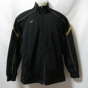 古着 メンズS NIKE/ナイキ トラックジャケット ジャージ フルジップ スポーツ ジム ジョギング トレーニング ブラック 377837-010