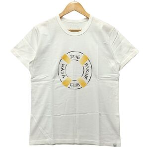 VISVIM ビズビム 品番 0116305010012 MARINE CLUB TEE S/S Tシャツ 半袖 ホワイト サイズ 2 正規品 / 17721