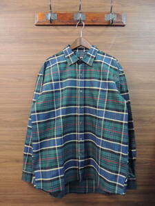 ★ 美品 定価24200円 ステューシー STUSSY Classic Oxford Shirt ポルトガル製 クラッシック ビッグシルエット チェック 長袖 シャツ M