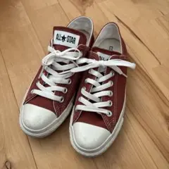 コンバース　converse ローカット　スニーカー　ボルドー