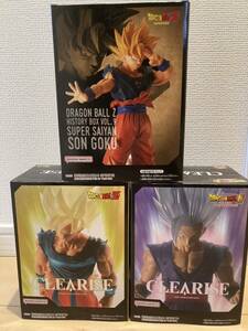 3点セット　DRAGON BALLドラゴンボール フィギュア History box vol.9 超サイヤ人　孫悟空 CLEARISE 孫悟空　孫悟飯(ビースト) 