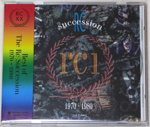 ◇ 20周年記念 ベスト・オブ THE RCサクセション BEST OF THE RC SUCCESSION 1970-1980 初回盤 応募カード付き 帯付き TOCT-5901 新品同様