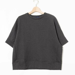 タグ付き Brial ブリアル 半袖 Tシャツ トップス 無地 カットソー Lサイズ 綿100% コットン グレー系 綺麗め カジュアル シンプル