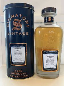 【未開栓】ボウモア(BOWMORE) シグナトリー・カスクストレングス1997 15年700ml 57.1%