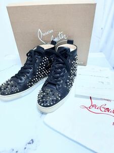 クリスチャンルブタン　ミックススパイク　ブラック　スタッズ　サイズ41 完売商品　レア　★Christian Louboutin ルイススタッズ★