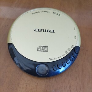 通電確認 アイワ ポータブルCDプレーヤーXＰ−A20 Aiwa