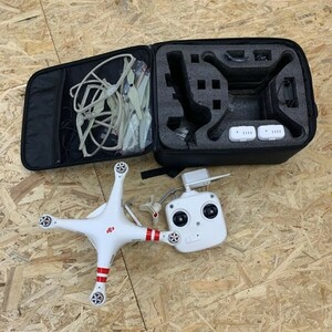 ◆1円スタート◆DJI Phantom 2 Vision+ ドローン 空撮 バッテリー 送信機 人気商品 ケースセット 現状品 mc01070884