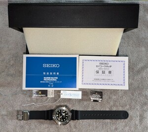 【美品】SEIKO SBBN033 マリーンマスタープロフェッショナル プロスペックス セイコー ツナ缶 おまけで社外メタルバンドもお付けします