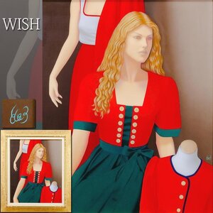 【真作】【WISH】岡倉聡宏 油彩 12号 大作 マネキン人形 ◆金髪美人名画　　〇リアリズム注目画家 ホキ美術館プラチナ大賞入選 #24113577