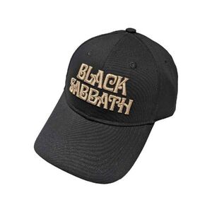 Black Sabbath スナップバックキャップ ブラック・サバス Text Logo