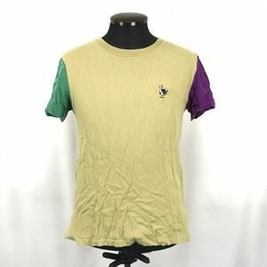 Rhythm Of Life UNITED ARROWS★半袖Tシャツ【メンズM/ベージュ】ラウンドネック◆BG295