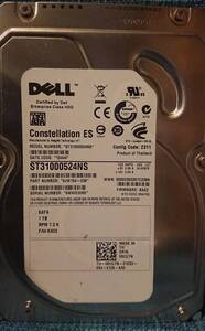 【送料無料】【ジャンク品】 ST31000524NS 【3.5インチHDD】 【1TB】 【Seagate/DELL】 【SATA】