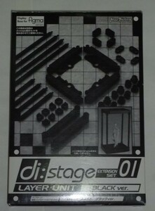 廃番商品？di:stage（ディステージ） レイヤーユニット 拡張セット01 ブラックver figma（フィグマ）用ディスプレイベース