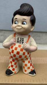 ビッグボーイ 貯金箱 ソフビ人形 ビンテージ ソフビ 昭和レトロ BIG BOY 1973年