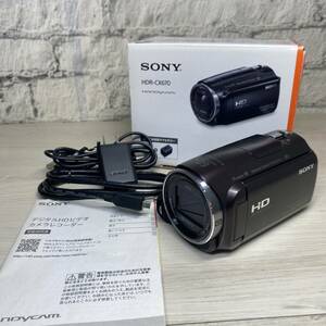 【YH-9273】SONY ソニー HDR-CX670 デジタルHDビデオカメラレコーダー 動作確認済み ビデカメ