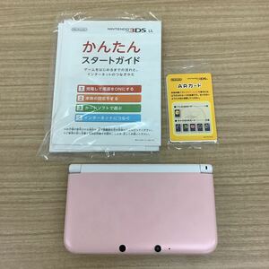 ◯営HM277-A3T60【埼玉発】任天堂 Nintendo3DSLL SPR-001（JPN）ピンク×ホワイト 通電動作確認済み 初期化済み 箱無 現状品