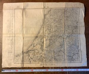 RR-5305 ■送料込■ 新潟県 柏崎 刈羽平野 信越本線 地図 古地図 地理 資料 古書 古文書 大正3年 印刷物 ●汚れ&破損有/くKAら