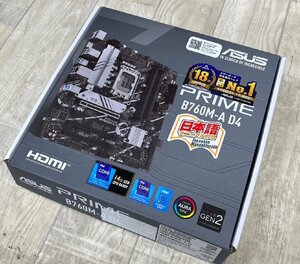 ASUS PRIME B760M-A D4 intel 第14・13・12世代 CPU対応 LGA1700 mATX マザーボード ジャンク